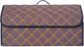 Ergocar Car Trunk Organizer Luxury Foldable Car Boot Tidy Storage Box Waterproof PU Car Boot Storage Organiser for Car/SUV/Truck/Auto (Upgrade Mocha-L)