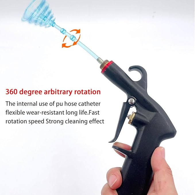 Tornado Cleaning Gun, Detailing Car Cleaning Gun Interior Dryer Air Blow Gun, High Pressure Blower Gun, Car Detailing Tools for Quickly Blowing Out Dirt and DustWorking with Air