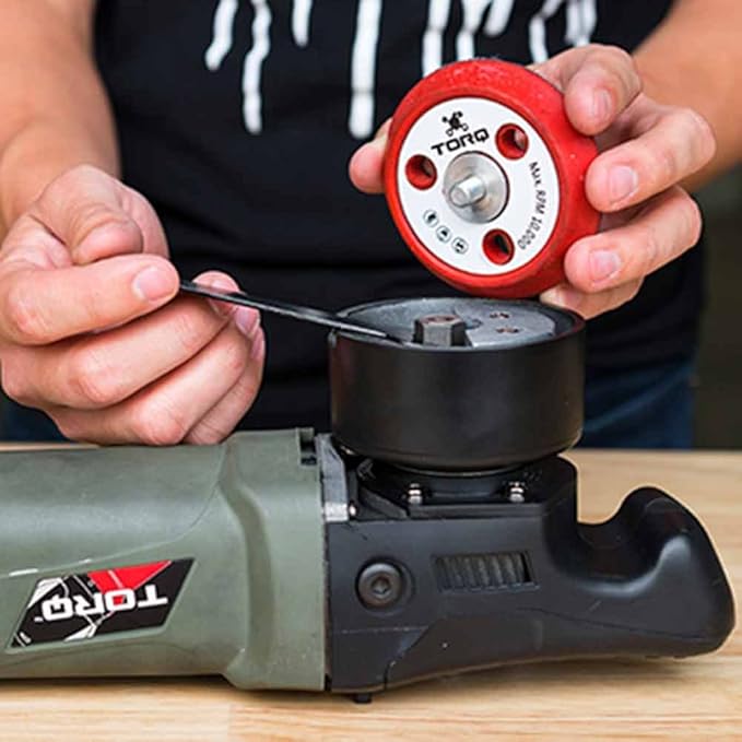 Chemical Guys Torq BUFLC_200 R5 Dual-Action Backing Plate with Hyper Flex Technology, Red (3 Inch)