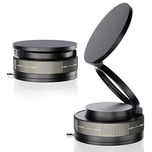 Upgraded 360° Adjustable Magnetic Phone Holder for Magsafe, 2 Pack Foldable and Retractable Magsafe Car Mount,Magnetic Suction Cup Phone Holders for Car Compatible with iPhone 17 Pro Max/Air/17 Pro/16