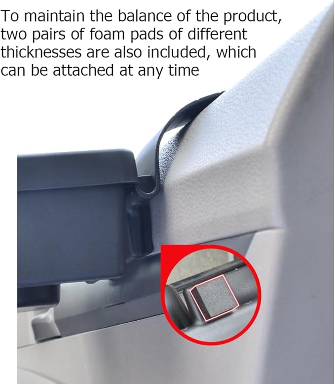 GDQ Car Window Organizer (2 Pack) - Multi-Function Clip-On Cup Holder & Phone Mount | No Drill Universal Fit for SUV/Truck/Sedan | Insert Installation