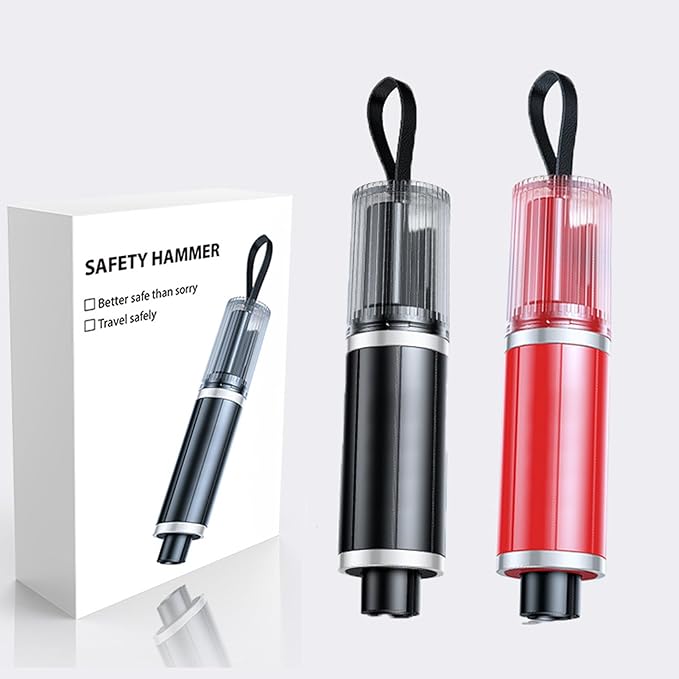 Safe Life Hammer Car Escape Tool and Seatbelt Cutter (2PCS-A)