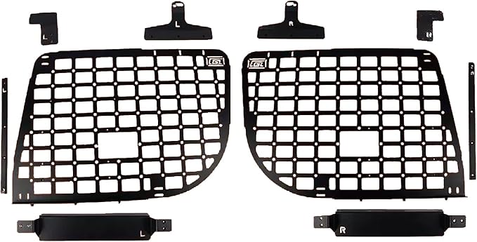 HIGH FLYING for Mercedes-benz G-Class G500 G55 2004-2018 Car Accessories Modular Storage Molle Panels System Trunk Shelf Luggage Storage Carrier Trunk Organizer Aluminum Alloy (Side Panels)