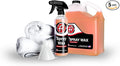 Adam's Polishes Spray Wax Kit - Advanced Carnauba Car Wax | Car Spray Polish | During Car Wash Paste Wax Clay Bar & Buffer Polisher For Ultimate Protection On Paint Wheels Windows | Cleaning Supplies