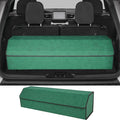 Trunk Organizer for Ford Explorer 2020-2025 - Green Alcantara Leather Storage Box, Tailored Precision, Maximize Your Storage, Large Foldable Trunk Organizer Boxs with 3 Compartments