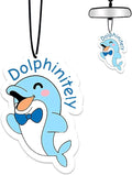 Dolphin Air Freshener Hanging for Car Scented Ornaments Mirror Cute Car Fresheners Dolphins Car Accessories Auto Interior Decor Scent Home Bathroom Closet Dolphin Gifts for Women Men
