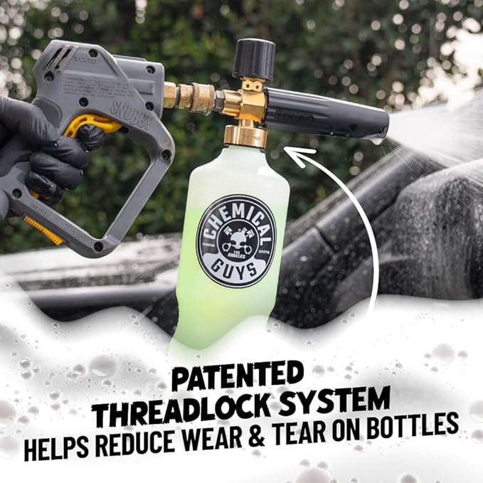 Chemical Guys EQP339 TORQ Professional Foam Cannon & Tough Mudder Truck Wash, Off Road ATV Heavy Duty Soap, 128 fl oz (1 Gallson), Lemon Scent