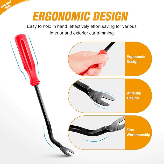 GOOACC 240PCS Bumper Retainer Clips Car Plastic Rivets Fasteners Push Retainer Kit 12 Popular Sizes Auto Push Pin Rivets Set -Door Trim Panel Fender Clips for GM Ford Toyota Honda Chrysler