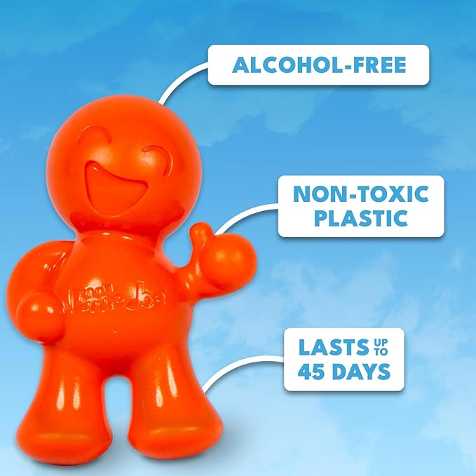 Little Joe 96414 Orange Creamsicle Scent Car Air Freshener Clip Provides Long-Lasting Freshness in a Compact Design, Fights Odors for up to 45 Days, Cute Car Odor Eliminator, Non-Toxic, Pack of 2