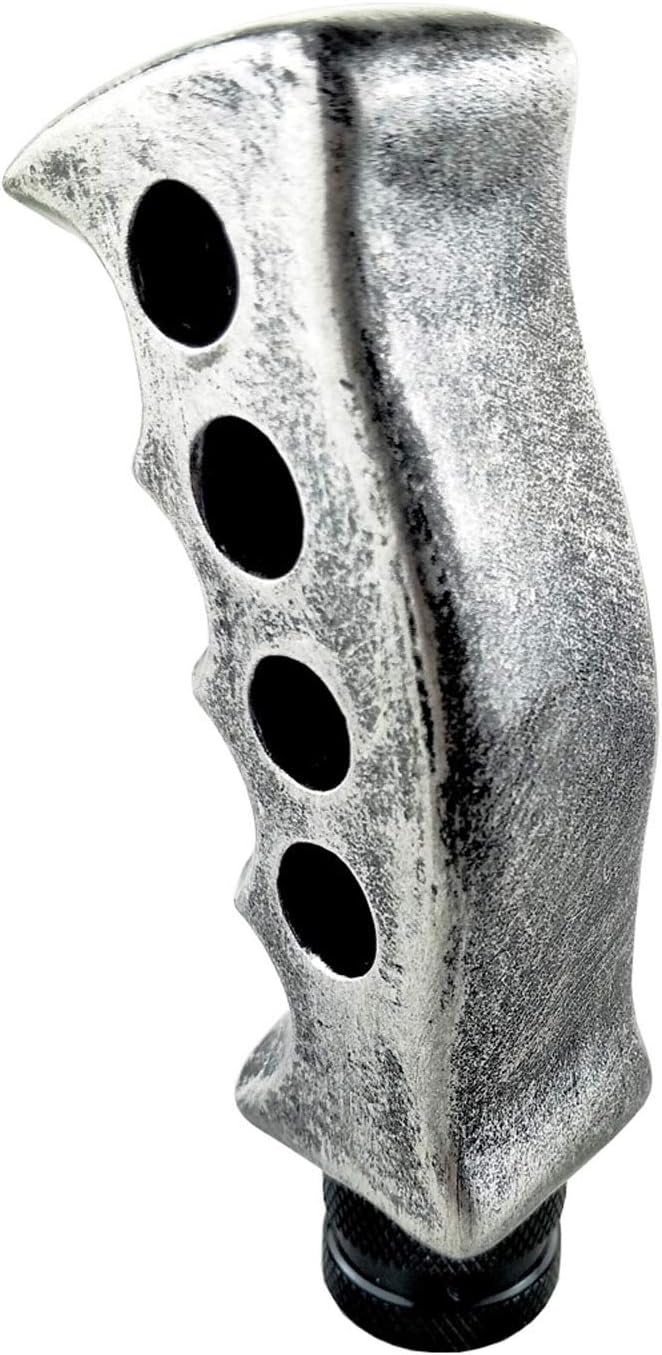 Lunsom Car Grip Shift Knob, Gear Shift Lever Knob Shifter Car Shifting Transmission Shifter Stick Head Fit Most Manual Vehicle (Gray)