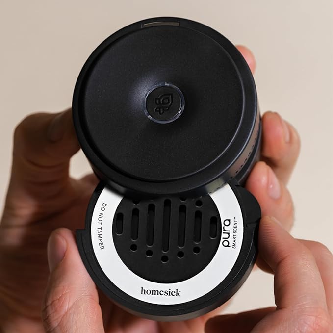 Pura and Homesick - Fragrance for Pura Car Diffuser - Clean & Safe Luxury Diffuser Scent - Long-Lasting Fragrance for 30 Days of Aroma - Spring & Summer Household Essential - Road Trip