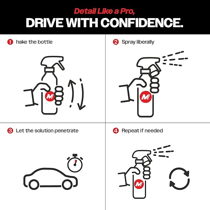 Malco Odor Sniper - Fragrance-Free Odor Eliminator for Car Interiors/Penetrates Odors at the Source/Chemically Neutralizes Foul Scents in Your Vehicle / 16 Oz. (199016)