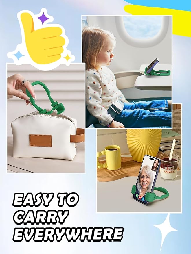 Valentines Day Gifts for Teens Boys Girls Cell Phone Holder: Mens Gifts for Women Adults Thumbs Up Phone Stand Gifts for Kids Teenager Husband Wife Dad Mom Cool Gadgets Ideas Birthday Gift