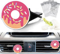 Cute Car Air Freshener Clips Doughnut Car Vent Clip Donut Cars Scents Cologne Air Conditioner Clip Auto Vent Interior Decoration Cars Accessories Doughnuts Loves Gifts for Women Men
