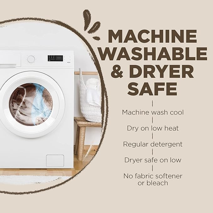 Soggy Doggy Super Shammy Dog Towel - Microfiber Chenille Towel for Drying Dogs and Cleaning Paws - Fast Drying with Hand Pockets for Ease (Dark Chocolate/Oatmeal Trim, 31” x 14”)