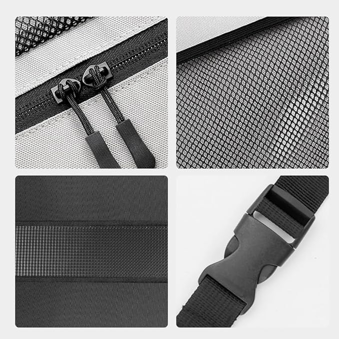 Hanging Car Trunk Organizer, Collapsible Backseat Storage Bag with 8 Large Pockets for Medium or Large Size SUV, Truck, MPV, Car Interior Accessories (Black)