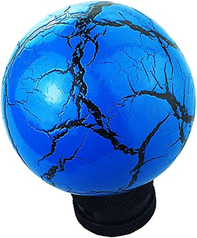 Lunsom Gear Shifter Knob, Resin Shift Ball Round Head Stick Handle Fit Most Automatic Manual Transmission Car (Blue)