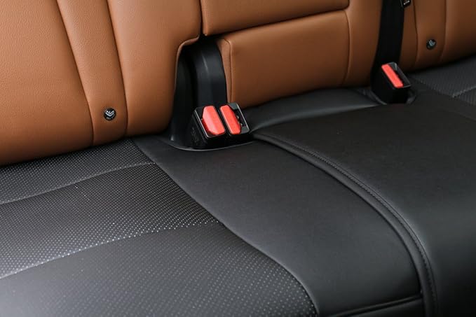 1 Pack Scalable (124-140cm) Back Seat Cover Car Seat Cover Seat Protector Rear Seat Bottom Cover Fits 90% of car - for Seat Bottom Only (Black - Rear seat)