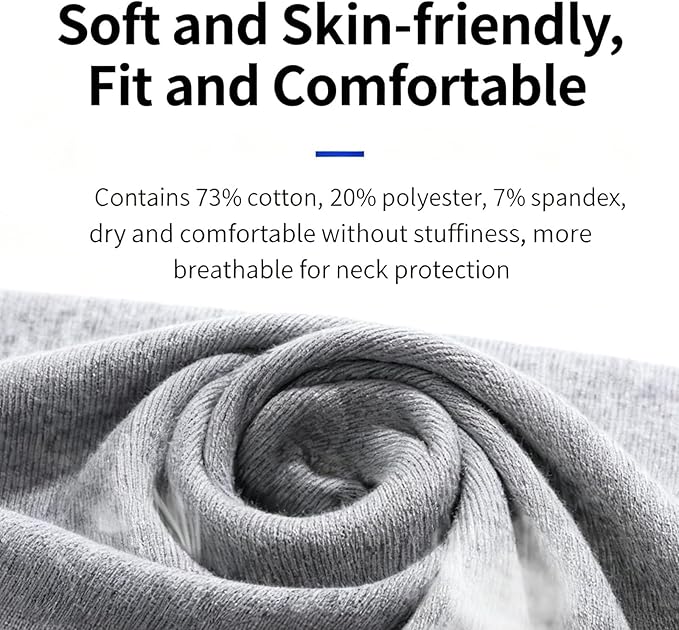 Travel Neck Pillows, Memory Foam Neck Travel Pillow for Airplanes,360° Ergonomic Design, Compact & Portable Support for Airplane, Car Rides, Office - Gray