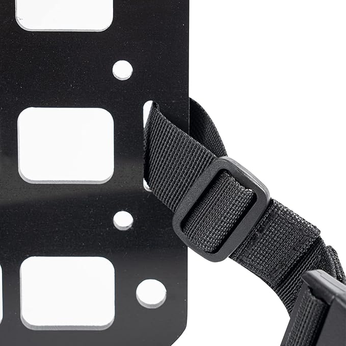 TACNEX Rigid MOLLE Panel for Car Seat Back Organizer Vehicle EDC Tactical Gear Holder Pouch Holster Mount Rack Modular Storage Plate Auto Interior Accessories for Truck Pickup SUV Van