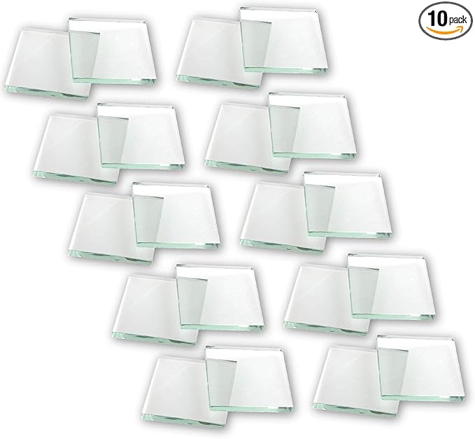 Stinger Testing Glass for Glass Breaker Escape Tool, Scientific Glass Streak Plates, 2"x2"x3/16, Test for Car Window Hammer, Safety Hammer, Car Escape Tool (20)