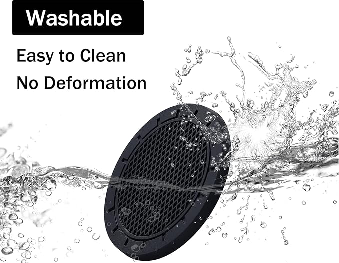 JUSTTOP Car Cup Holder Coaster, PVC Car Coaster, 4 Pack Universal Auto Anti Slip Cup Holder Insert Coaster, Car Interior Accessories - Black