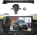 Car Phone Holder for 2022-2025 Ford E-Transit/23-25 Transit Accessories,Adjustable GPS E-Transit Phone Mount ONLY for 12-inch Screen,Hands-Free Ultra Stable Air Vent Phone Stand Anti-Shake