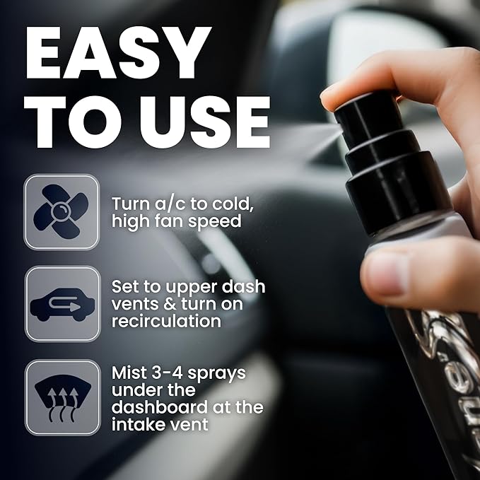 LANE’S Premium Car Air Freshener "Baby Powder" - 1oz Water-Based, Long-Lasting Auto Scent Spray - Food, Pet, Odor Smell Deodorizer for Cars, Trucks, SUVs' Interior Leather, Carpet, Upholstery