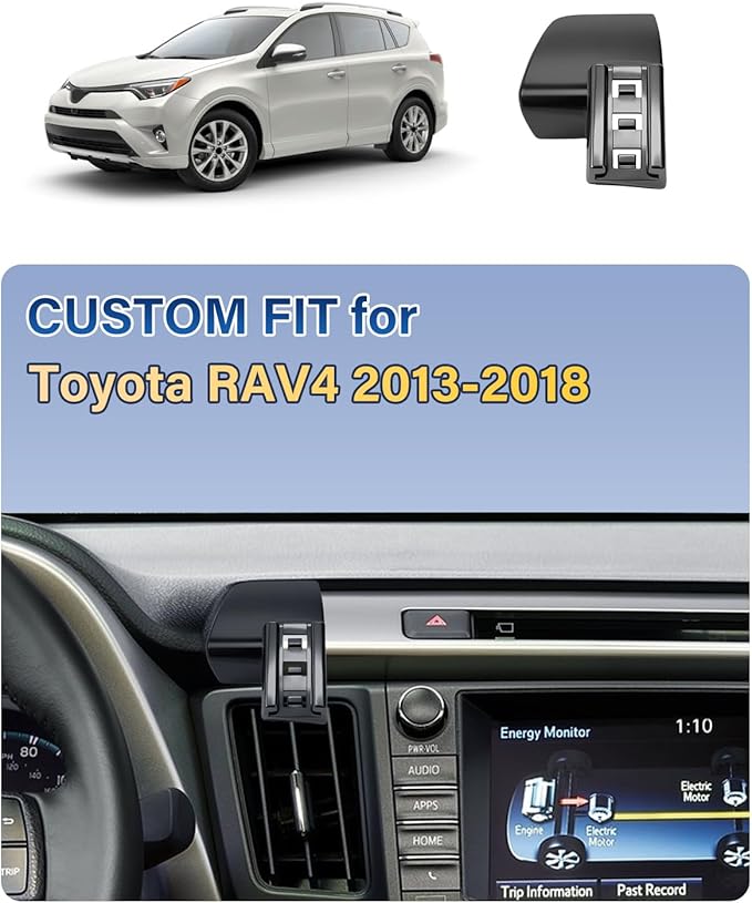 SKYLOTEC Car Phone Holder for Toyota RAV4 2013-2015 2016 2017 2018 Accessories Automobile Cradles Phone Mount, Cell Phone Base Not Block Air Vent