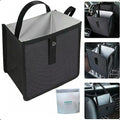 Foldable Car Trash Can, Hanging Waterproof Leakproof Car Trash Bin, with 40Pcs Trash Bags, Large Capacity Car Storage Bag, Travel Trash Bin for The Back/Front/Console, Multipurpose Car Garbage Bag