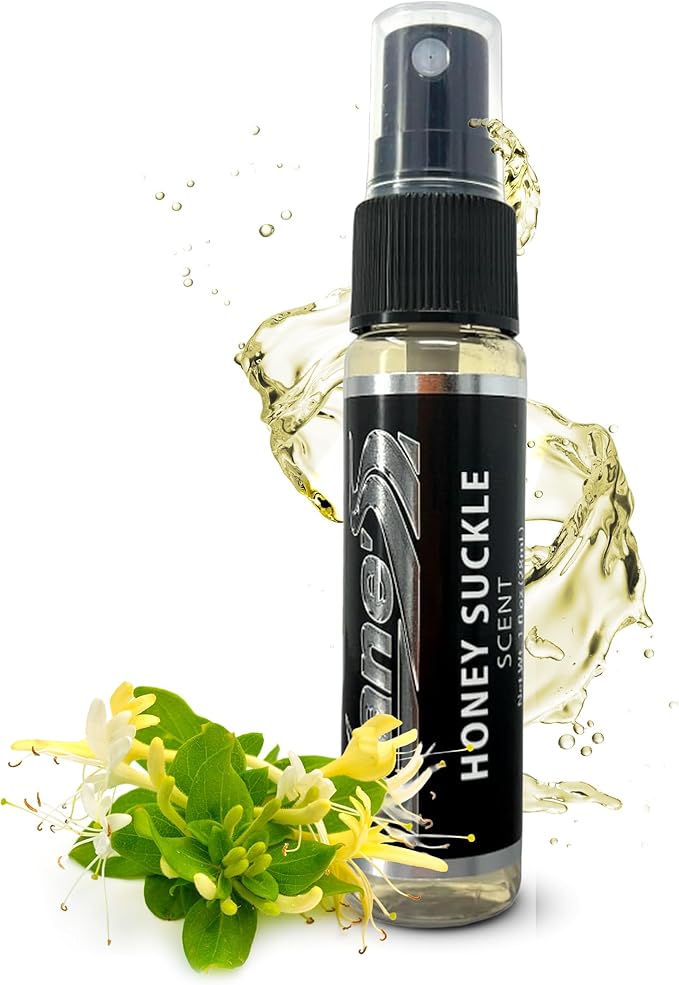 Lane's Premium Car Air Fresheners - Honeysuckle Scent Water Based - 1oz Eliminate Bad Odors of Pet & Food From Car Interior Leather, Carpet, Upholstery Great For Cars, Trucks, SUVs, RVs & More