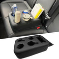 Xaido Car Back Seat Cup Holder, PU Leather Couch Sofa Bed Cup Holder Expander Tray, Boat Tray, Organizer for Trucks, Minivans, SUVs, RVs, Vehicles, Holds Drinks, Snacks, Cell Mobile Phone