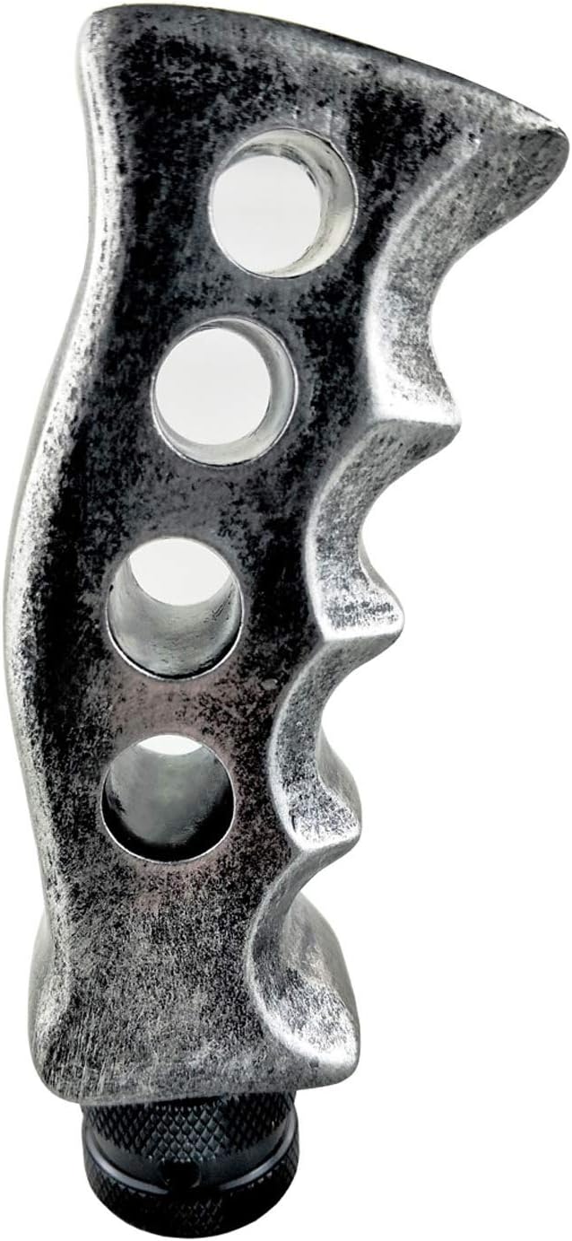 Lunsom Car Grip Shift Knob, Gear Shift Lever Knob Shifter Car Shifting Transmission Shifter Stick Head Fit Most Manual Vehicle (Gray)