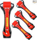 4-Pack Emergency Escape Hammer Seat Belt Cutter,Auto Car Safety Hammer with Window Glass Breaker，Escape Tool for Car Accidents