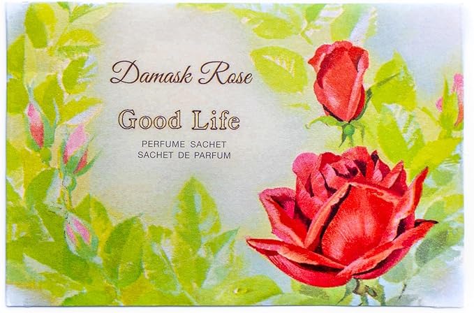 Good Life Damask Rose Scented Sachets | Designed in New Zealand | 12 Sachets