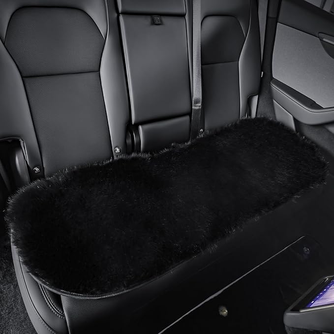 Winter Car Plush Seat Cushion, Thickened Warm Cushion, Universal Car Seat Cover, Front/Rear Row Single Piece Interior Seat Pad (2pcs Front Seat Cushions + 1pcs Rear Seat Cushion)