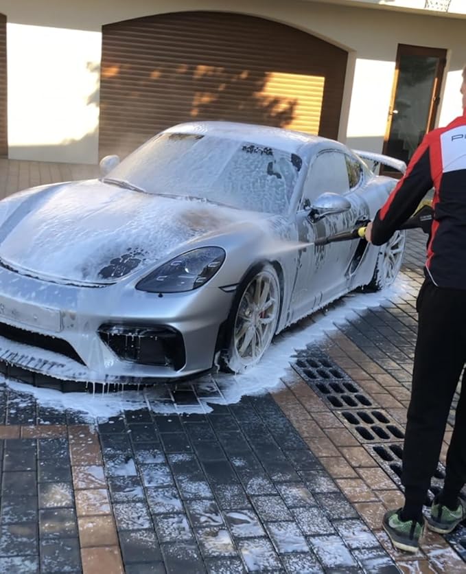 Foam Cannon Ready to Use - Touchless Car Wash Shampoo (1 Gallon, 128 oz) – No Mixing Ratio Required - Commercial Grade Auto Cleaner – Great for Cars, Trucks, Motorcycles, Mopeds, ATVs - Wash Chems (4)