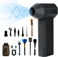 Jet Dry Blower, KYWYOYOU Jet Dry mini Blower, Electric Air Duster, Jet Fan 120000 RPM Wind Speed, Jet Blower car Dryer for Car,Cleaning, Camping.