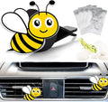Cute Car Air Freshener Clips Bee Car Vent Clip Bee Cars Scents Cologne Air Conditioner Clip Auto Vent Interior Decoration Cars Accessories Bees Loves Gifts for Women Men
