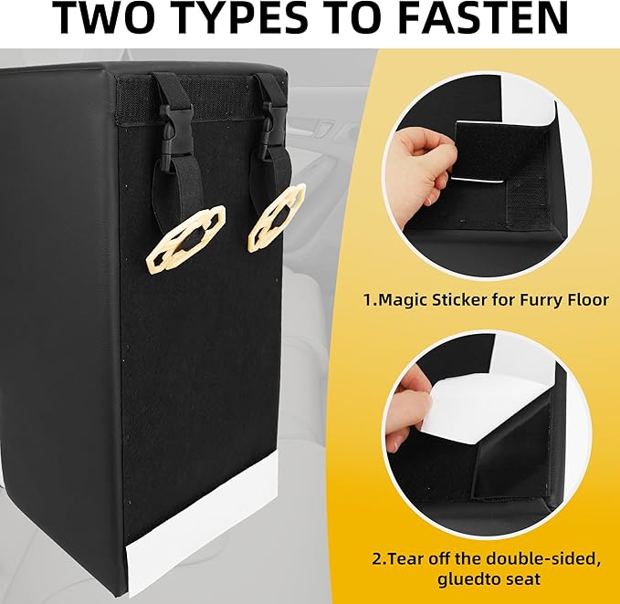 Universal Truck Seat Organizer with Padded Armrest Lid | Features 3 USB Ports, 2 Drawers & Cup Holders | Extra Storage for Car, SUV & Van