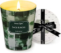 HomeLights Scented Candles for Women & Men, 6.7oz Candle Jars Aromatherapy Single Wick Candle, Ideal for Scandinavian Minimalist Design Home Decor and Gifts, Sage & Moss