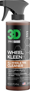 3D Wheel Kleen - High-Foaming Wheel & Tire Cleaner, Removes Brake Dust, Road Grime & Grease, Safe for All Factory Wheels & Calipers, Professional-Grade, 16oz