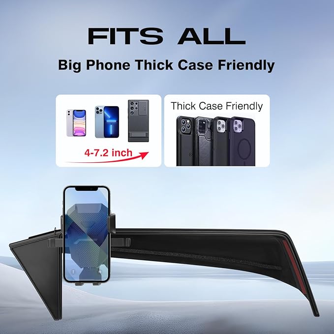 Car Phone Holder for BMW X5 2019-2023/X6 2020-2023/X7 2019-2022 Accessories,Adjustable Screen Phone Mount ONLY for 12.3 inch,Hands-Free Ultra Stable X5/X6/X7 Phone Stand