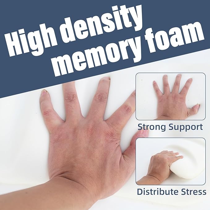 KAYI Lumbar Support Pillow for Car, Memory Foam Lumbar Pillow with Adjustable Straps, Lumbar Support Pillow for Office Chair, Back Support for Car, Sitting, Driving, Traveling (1, Beige)