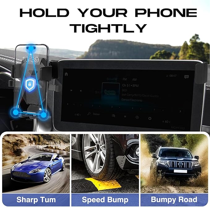 Car Phone Holder for 2015-2022 Mercedes-Benz C-Class/GLC Accessories,Adjustable GPS C-Class Phone Mount for 10.25-inch Screen,Hands-Free Ultra Stable Air Vent Phone Stand