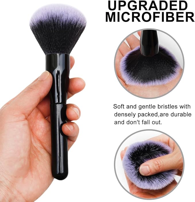 1 Pack Exquisite Microfiber Duster Brush with Soft Fibers, Dust Brushes, Efficient Dust Removal, Cleaning Tool Perfect for Car Interior, Digital Devices, Keyboards, Artwork, Craft