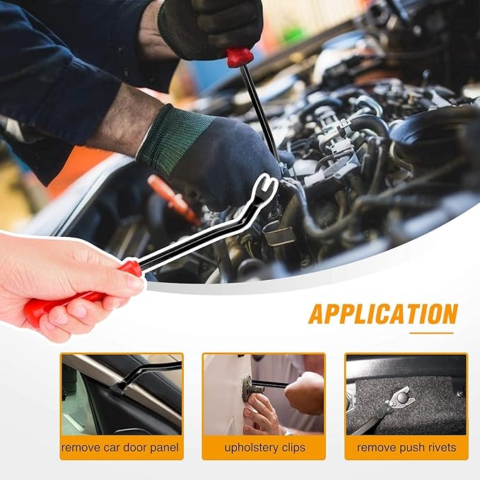 GOOACC - GRC-04 20SETS 240PCS Bumper Retainer Clips Car Plastic Rivets Fasteners Push Retainer Kit Popular Sizes Auto Push Pin Rivets Set Door Trim Panel Fender Clips for GM Ford Toyota Honda Chrysler