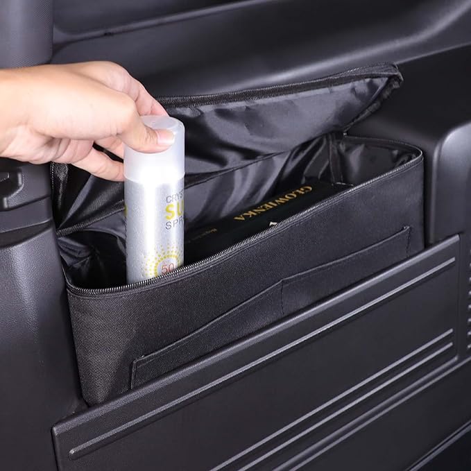 for Hummer EV SUV 1 Car Trunk Organizer Storage Cargo and 1 Rear Trunk Cargo Liner for Hummer EV SUV Accessories 2024 2025 2026