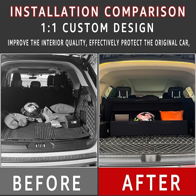 Car Trunk Organizer for Honda CRV - Luxury Deerskin Suede | Collapsible & Anti-Slip Storage Bin with Multiple Compartments | Perfect for Road Trips, Camping, Family Travel