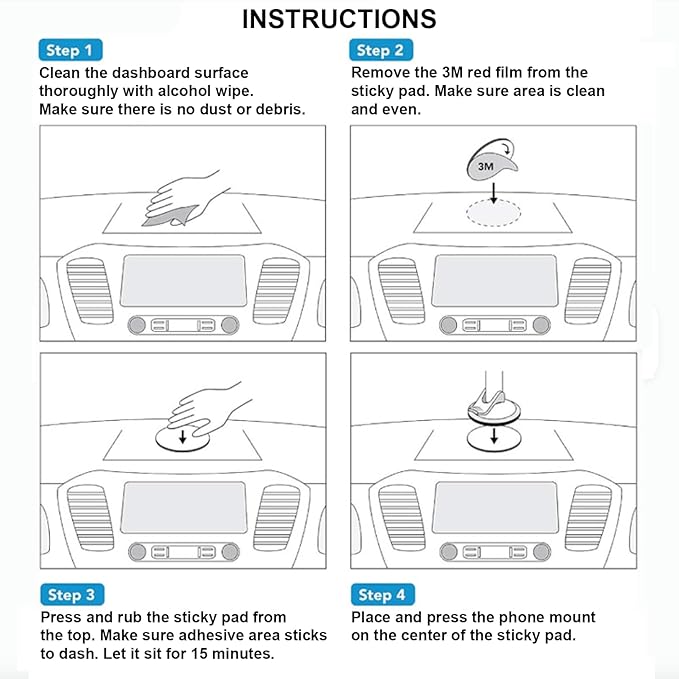 DefyDrop Vacuum Magnetic Car Phone Mount [Powerful Magnets & Secure Lock] 360° Adjustable Holder for Dashboard & Windshield Compatible with iPhone 16 15 14 Series, MagSafe Cases & Android Phones
